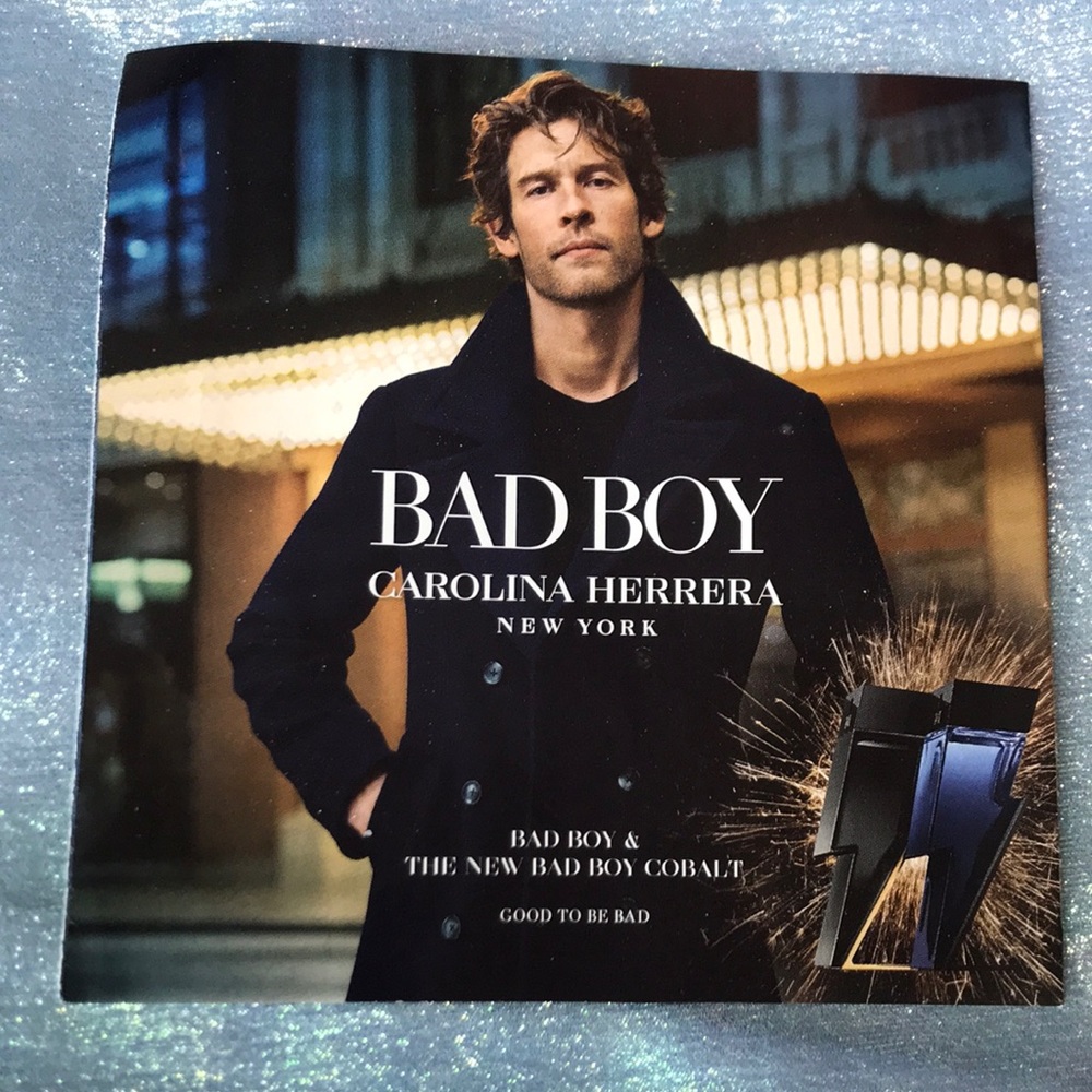 🆓 FREE W/ BUNDLE Carolina Herrera Bad Boy Sample Card